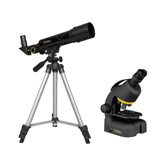 KIT TELESCOPIO + MICROSCOPIO NATIONAL GEOGRAPHIC