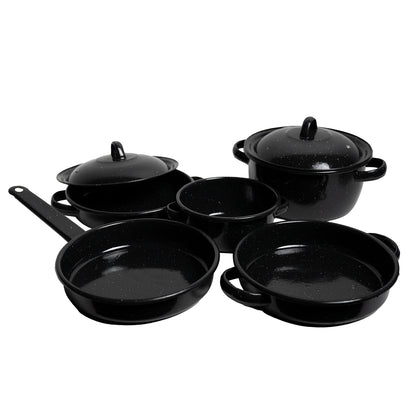 KIT PARRILLERO DE PELTRE CON 7 PZAS.